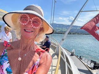 Theodora visiting Zurich Switzerland
