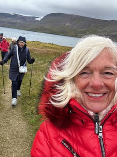 Theodora in uninhabited Hesteyri Iceland