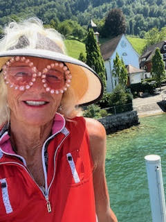 Theodora at the Pilatus Mountain in Switzerland