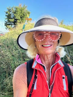 Theodora climbing in Wiesenbach Switzerland