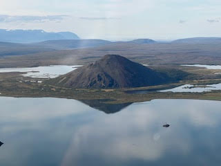 Theodora flying from Akureyri Airport Iceland