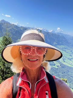 Theodora climbing in Wiesenbach Switzerland