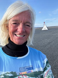 Theodora flying from Akureyri Airport Iceland