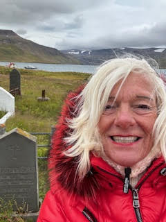 Theodora in uninhabited Hesteyri Iceland