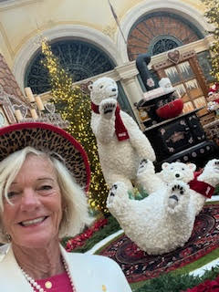 Theodora meets up with Global partners in the Bellagio Las Vegas