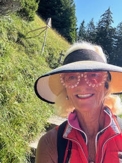 Theodora climbing in Wiesenbach Switzerland