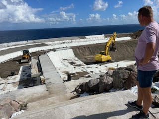 Theodora building Golden Rock Resort in St. Eustatius