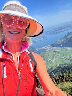 Theodora climbing in Wiesenbach Switzerland