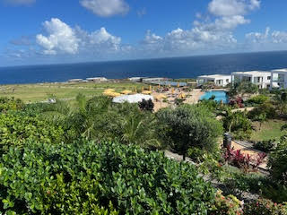 Theodora building Golden Rock Resort in St. Eustatius