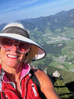 Theodora climbing in Wiesenbach Switzerland