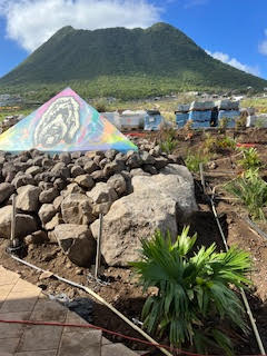 Theodora building Golden Rock Resort in St. Eustatius