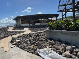 Theodora building Golden Rock Resort in St. Eustatius