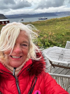Theodora in uninhabited Hesteyri Iceland