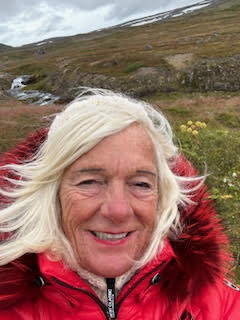 Theodora in uninhabited Hesteyri Iceland