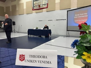 Theodora volunteers at the Salvation Army brand new Women’s Shelter in Orlando