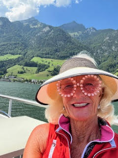 Theodora at the Pilatus Mountain in Switzerland