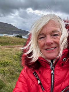 Theodora in uninhabited Hesteyri Iceland