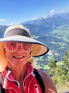 Theodora climbing in Wiesenbach Switzerland