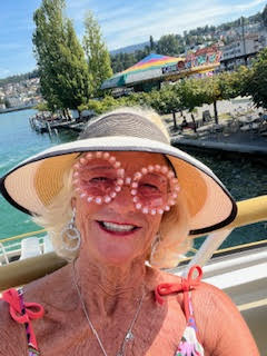 Theodora visiting Zurich Switzerland