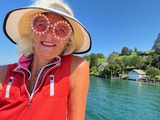 Theodora at the Pilatus Mountain in Switzerland
