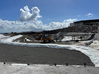 Theodora building Golden Rock Resort in St. Eustatius