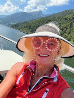 Theodora at the Pilatus Mountain in Switzerland