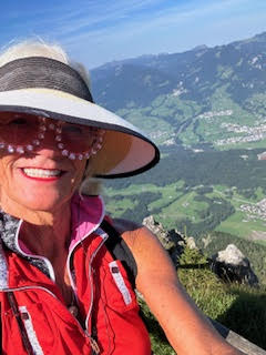 Theodora climbing in Wiesenbach Switzerland