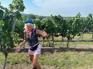 Theodora visits Winery in Endingen Germany