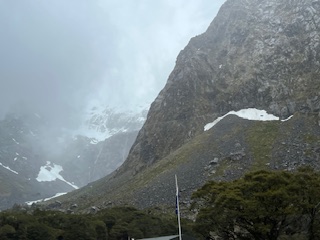 Theodora visits the Glaciers in New Zealand and meets “KIWI” the National Bird