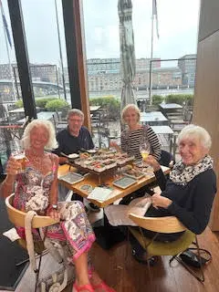 Theodora in Amsterdam for traditional Indonesian dish “Indonesian Rice Table”
