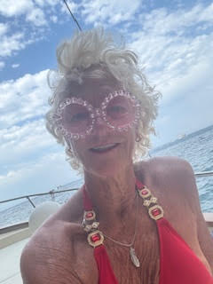 Theodora in Port of Capri Italy