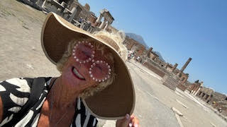 Theodora in the City of Pompei Italy