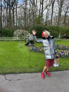 Theodora in Keukenhof the Netherlands