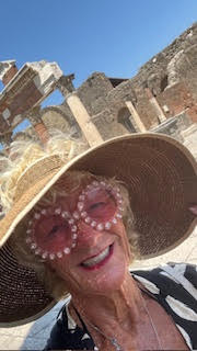 Theodora in the City of Pompei Italy