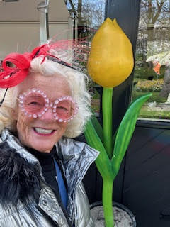 Theodora in Keukenhof the Netherlands