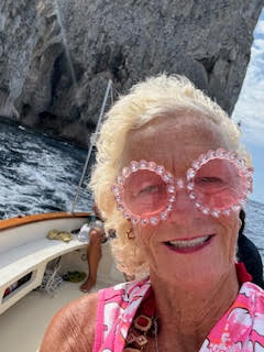 Theodora in Port of Capri Italy