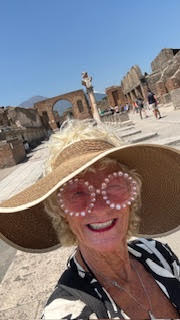 Theodora in the City of Pompei Italy
