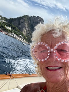 Theodora in Port of Capri Italy