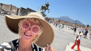 Theodora in the City of Pompei Italy