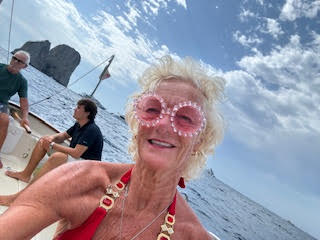 Theodora in Port of Capri Italy