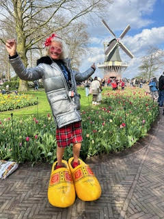 Theodora in Keukenhof the Netherlands