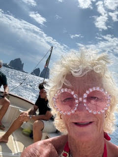Theodora in Port of Capri Italy