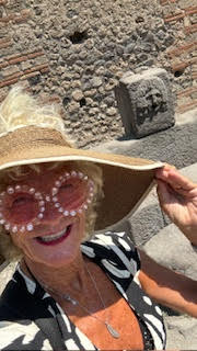 Theodora in the City of Pompei Italy