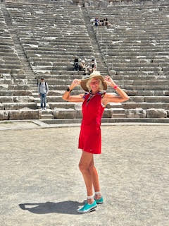 Theodora in Mycenae Greece