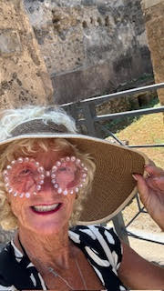 Theodora in the City of Pompei Italy