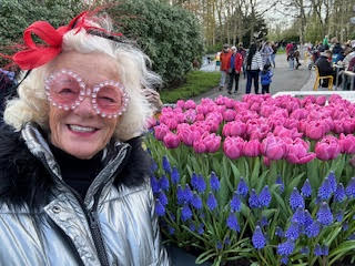 Theodora in Keukenhof the Netherlands
