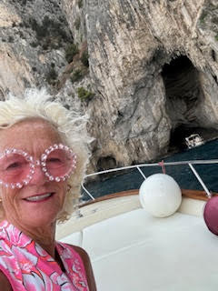 Theodora in Port of Capri Italy