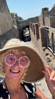 Theodora in the City of Pompei Italy