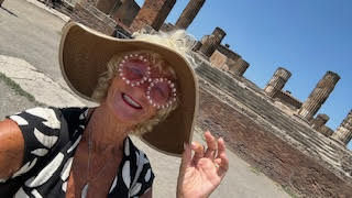 Theodora in the City of Pompei Italy