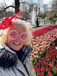 Theodora in Keukenhof the Netherlands